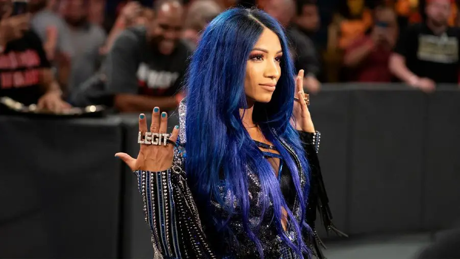 1. Sasha Banks' Iconic Blue Hair in WWE - wide 5